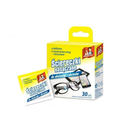 Ściereczki nasączone do okularów Jan Niezbędny
