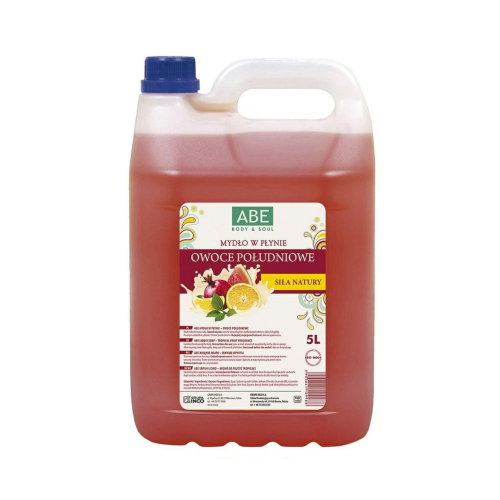 ABE mydło w płynie -  Owoce Południowe 5L