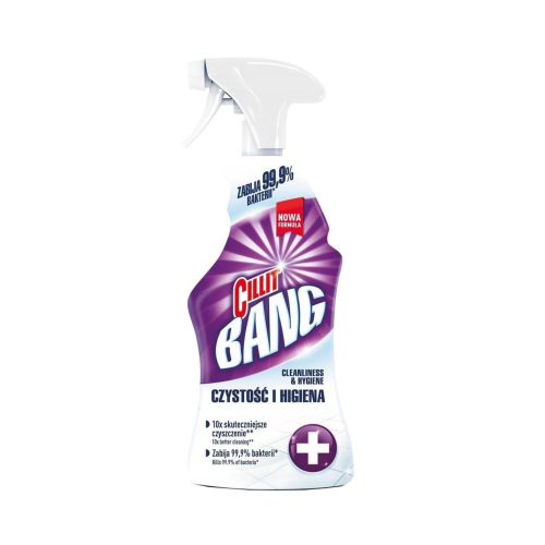 Spray do łazienki Cillit Bang Wybielanie i Higiena 750 ml biały