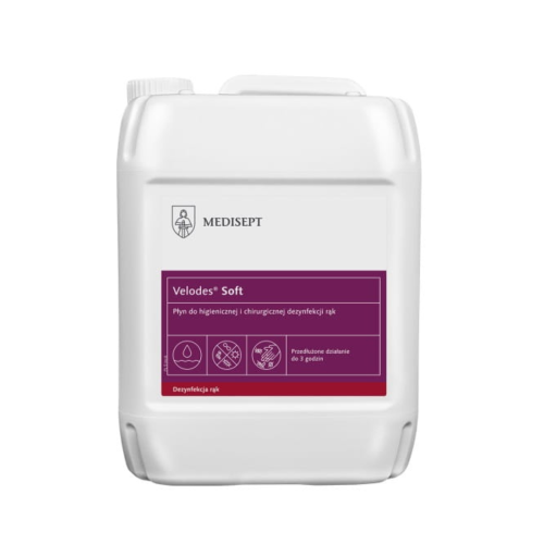 Płyn do chirurgicznej dezynfekcji rąk Medisept Velodes Soft  5l