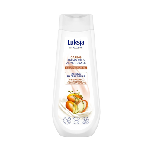 Żel pod prysznic Luksja 500ml Silk Care Olejek Arganowy i Mleczko Migdałowe