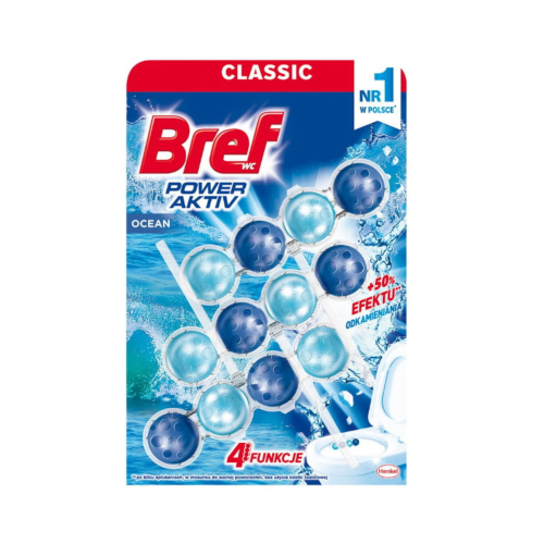 Bref kostka do WC Power Aktiv 3x50g Ocean