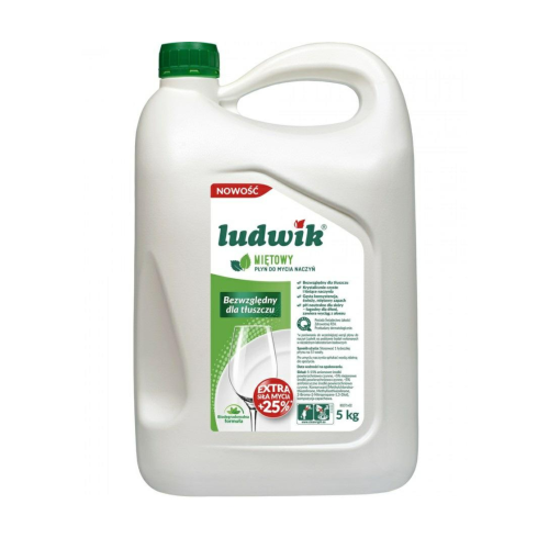 LUDWIK Płyn do naczyń mięta 5l