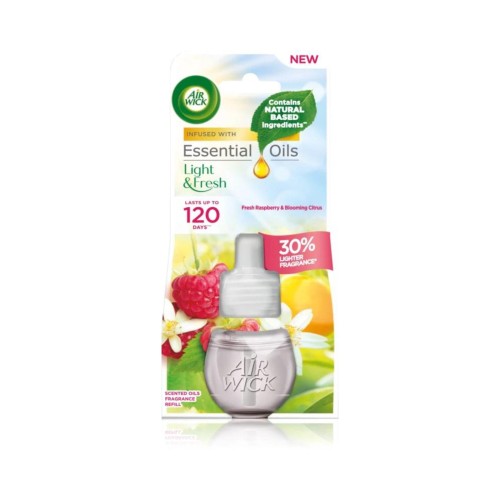 Odświeżacz elektryczny Air Wick wkład 19 ml Świeże maliny i Kwitnące cytrusy