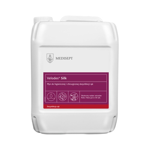 Płyn do dezynfekcji rąk Medisept Velodes Silk 5L
