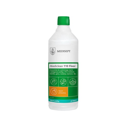 Płyn do podłóg Medisept MC 110 Floor 1L pomarańcza