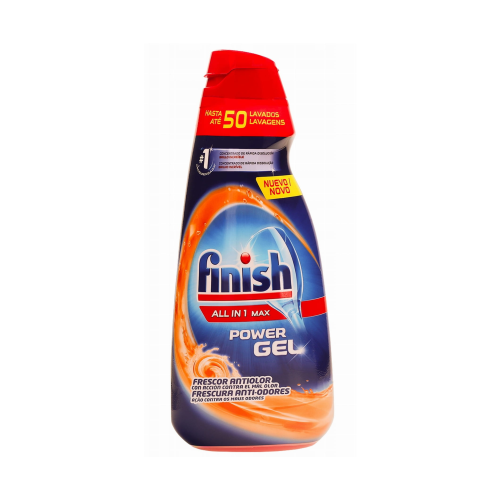 Żel do zmywarek Finish All in One Max Anti-Odor 1L (1)