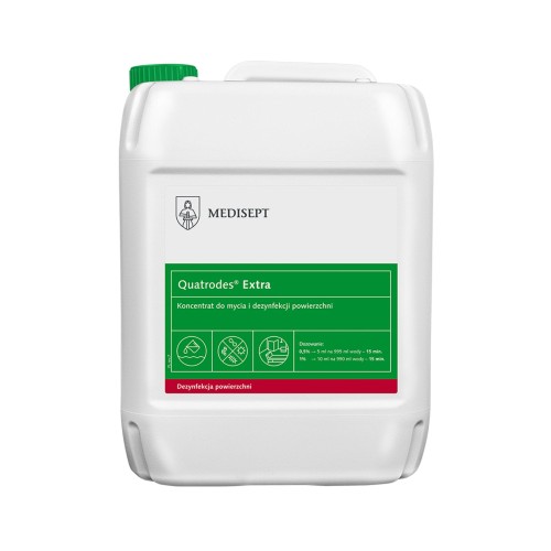 Medisept Quatrodes Extra płyn do dezynfekcji powierzchni 5 L