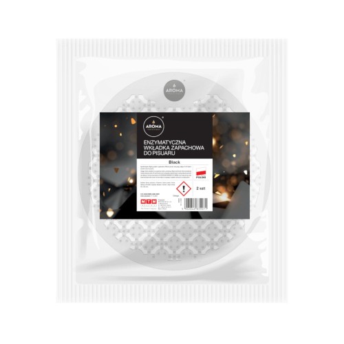 Enzymatyczna wkładka zapachowa do pisuaru 2 szt. Aroma Black