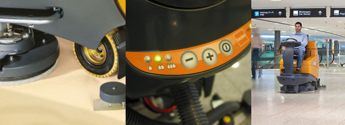 Maszyna do mycia obiektów przemysłowych Taski swingo 4000