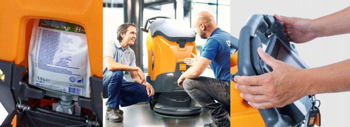 TASKI ULTIMAXX 1900 Single Disc Performance SD43 BMS 25A maszyna szorująco-zbierająca