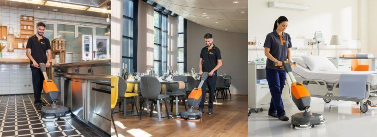 TASKI Ultimaxx 360 maszyna szorująco-zbierająca z baterią litowo-jonową