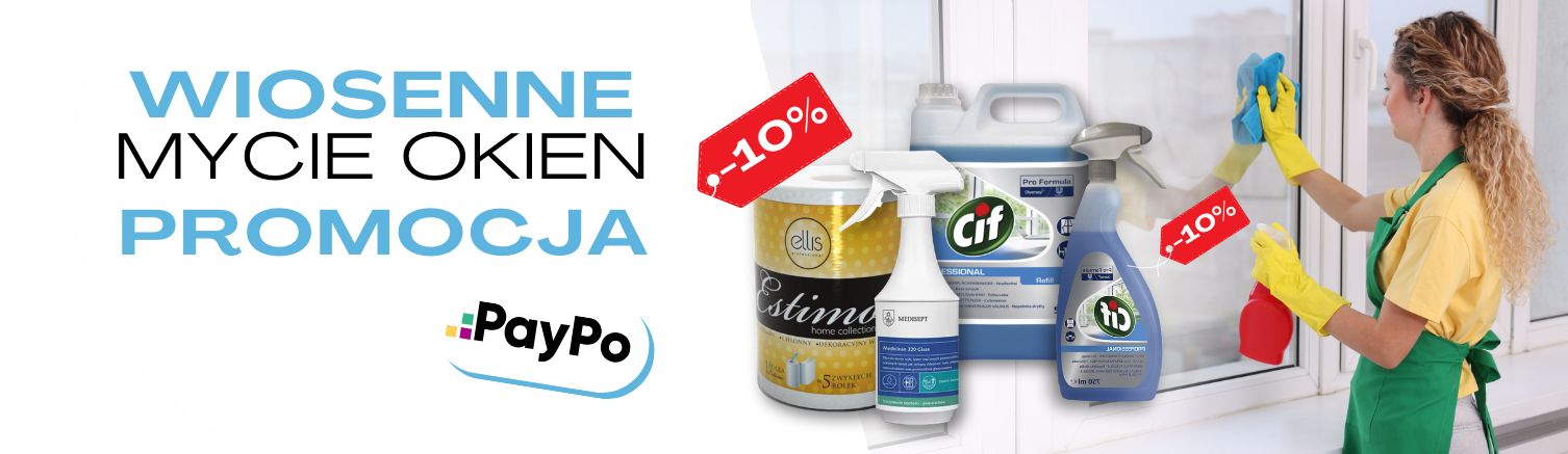 Mycie okien promocja Blue Service