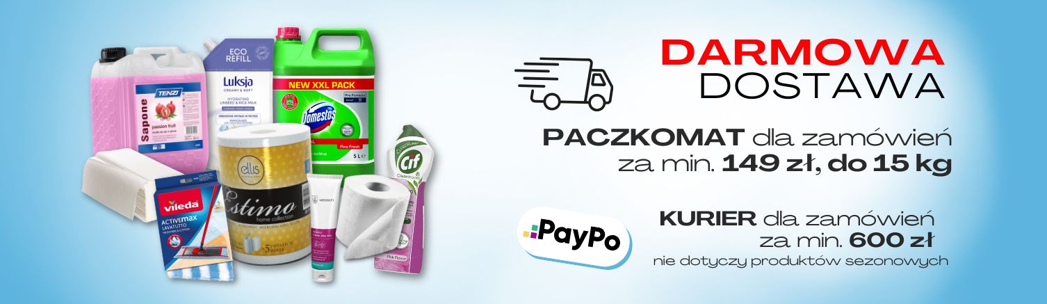 Darmowa dostawa dla zamówień za minimum 149 zł Blue Service