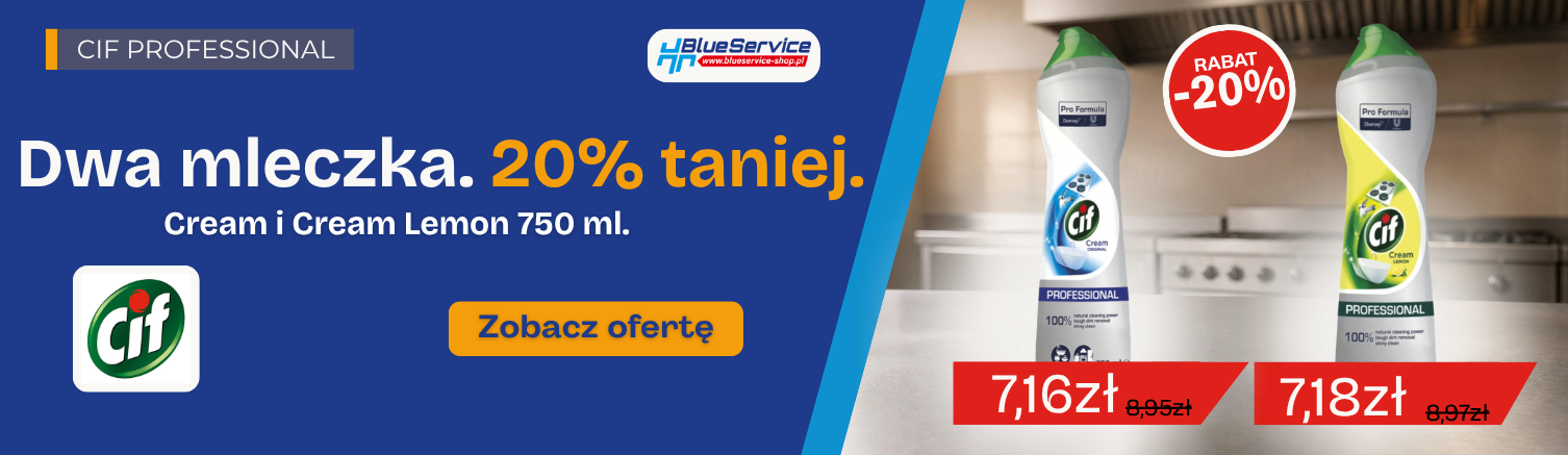 Cif mleczka Blue Service