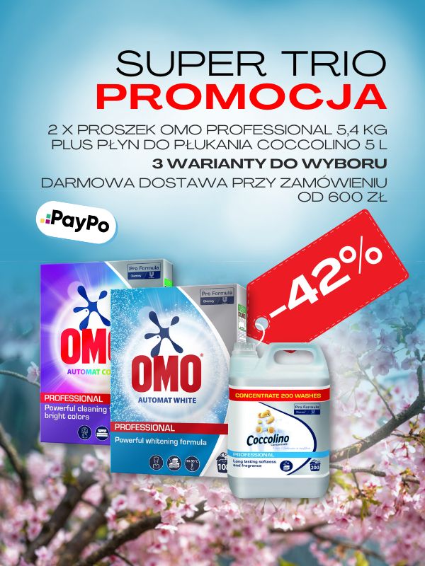 Promocja na proszek OMO Blue Service